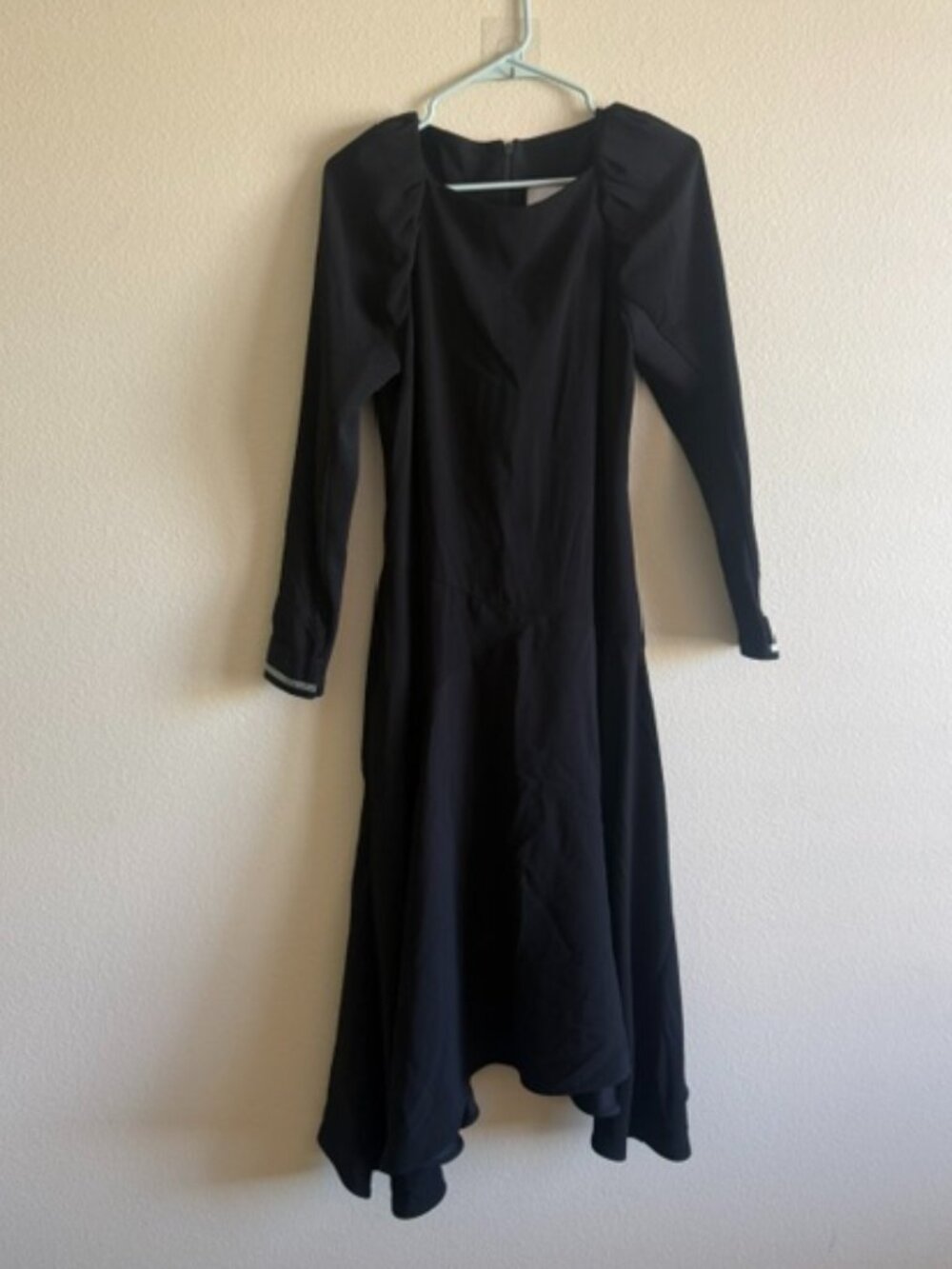 prose and poetry delphine midi black dress